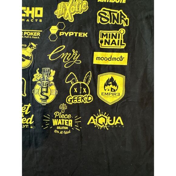 Ashes 420 Fest 2023 T-shirt Mens size Large Cheech Sponsors Glassworks - Picture 8 of 9